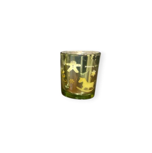 Christmas Candles Glass