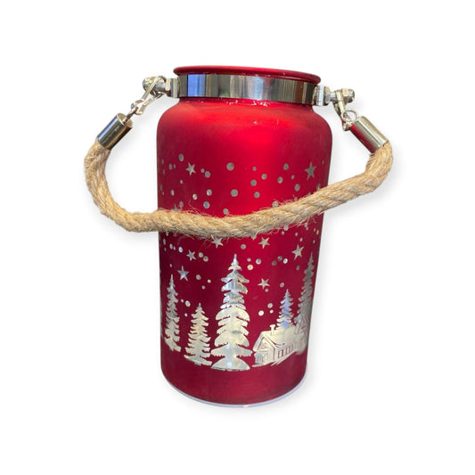 CHRISTMAS LIGHT GLASS CUP ORNAMENT