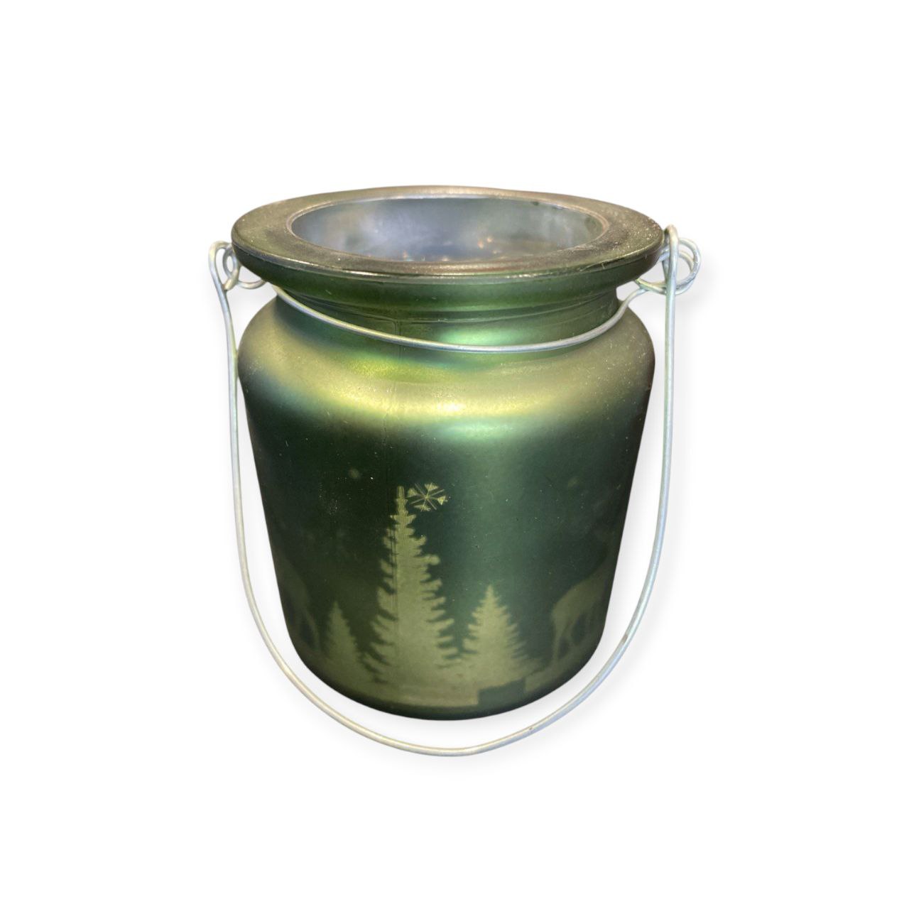 Christmas Glass Candle Cup