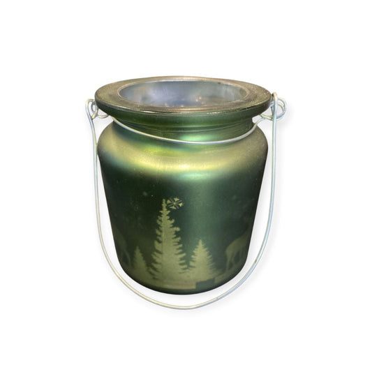 Christmas Glass Candle Cup