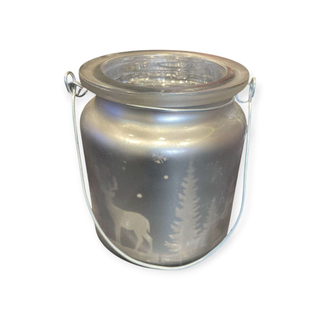 Christmas Glass Candle Cup