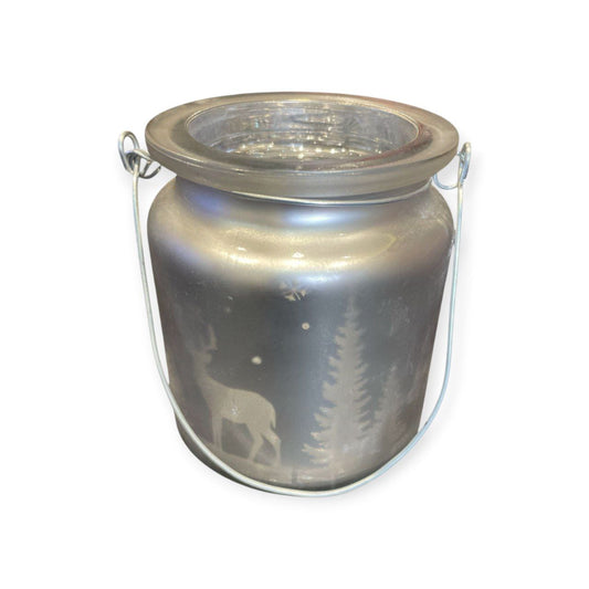 Christmas Glass Candle Cup