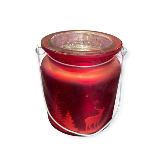Christmas Glass Candle Cup