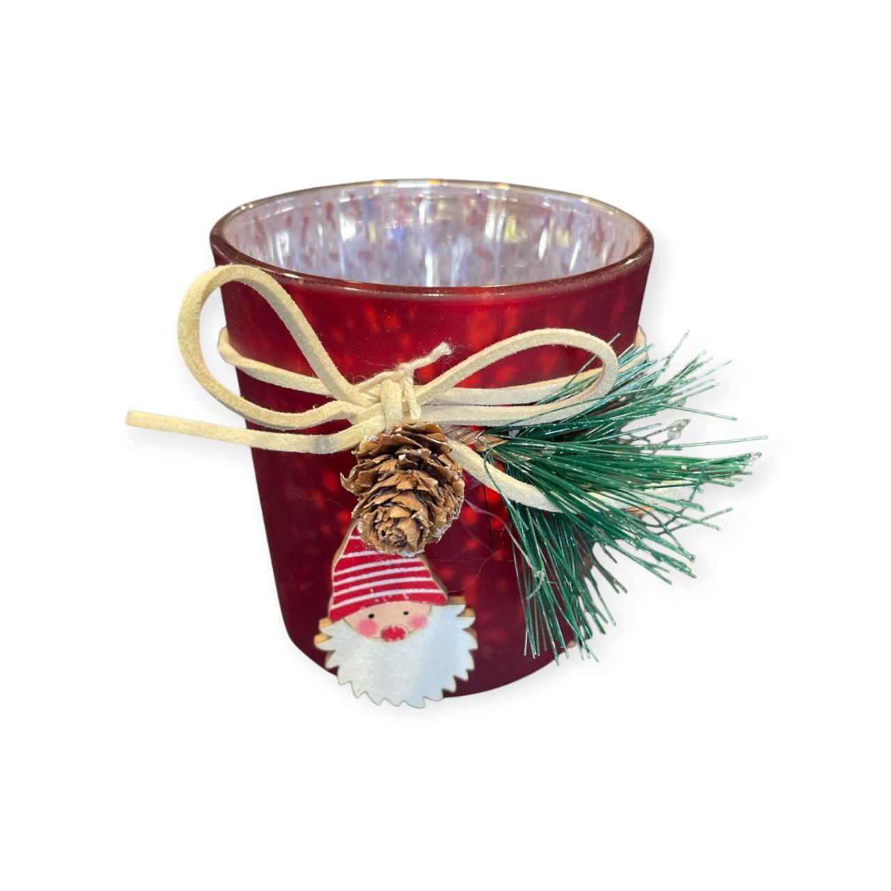 Tealight Holder with Christmas Tag