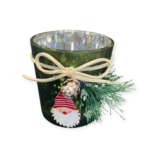 Tealight Holder with Christmas Tag