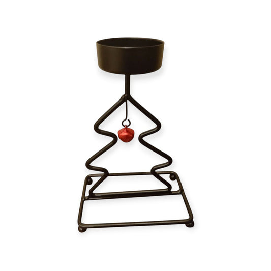Metal tree candle holder