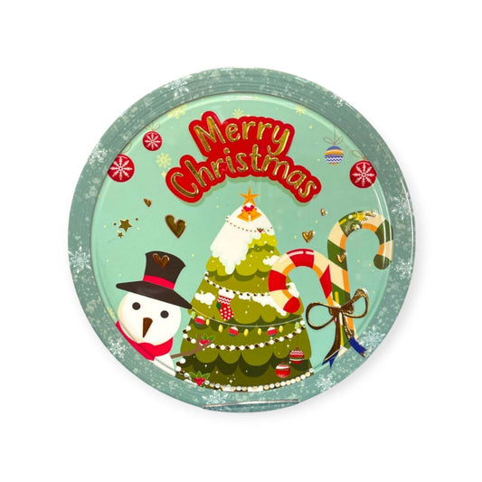 Large round ceramic coaster