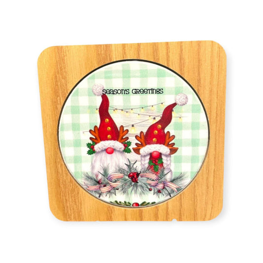 Christmas Gnomes Coaster