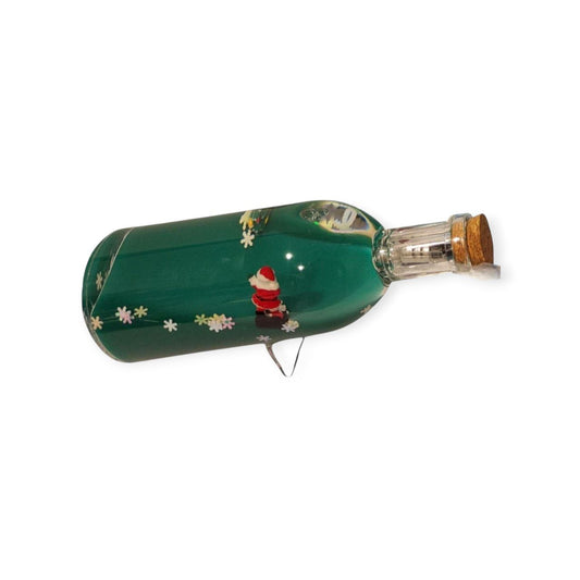 Christmas water bottle with light