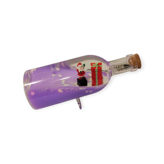 Christmas water bottle with light