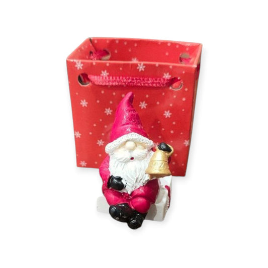 SANTA statue in a bag