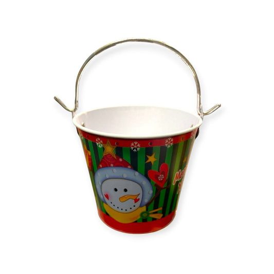Metal Christmas bucket