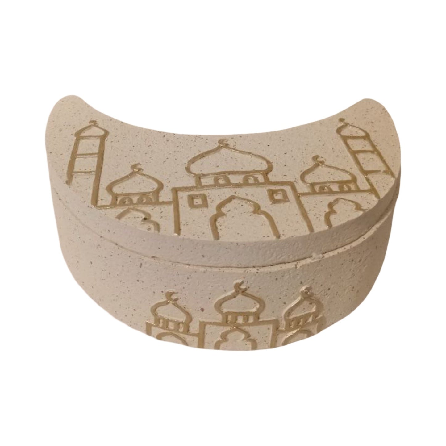 Crescent box polyresin