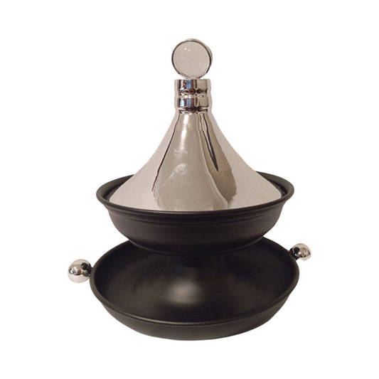 Black date in stainless steel