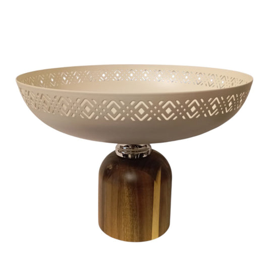 Cookie stand with wooden base