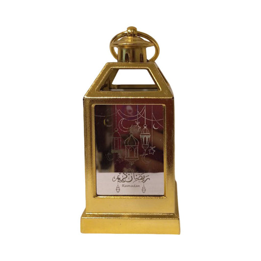 Golden lantern, musical glass, and light