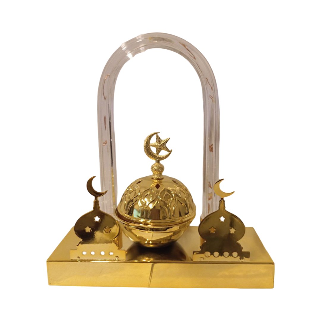 Incense burner with light