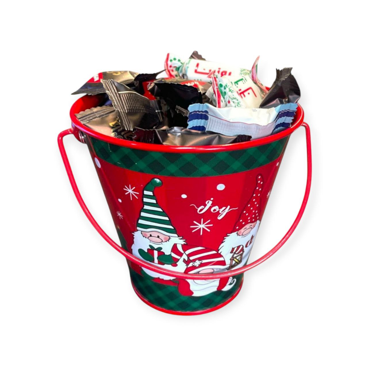Christmas Metal Bucket