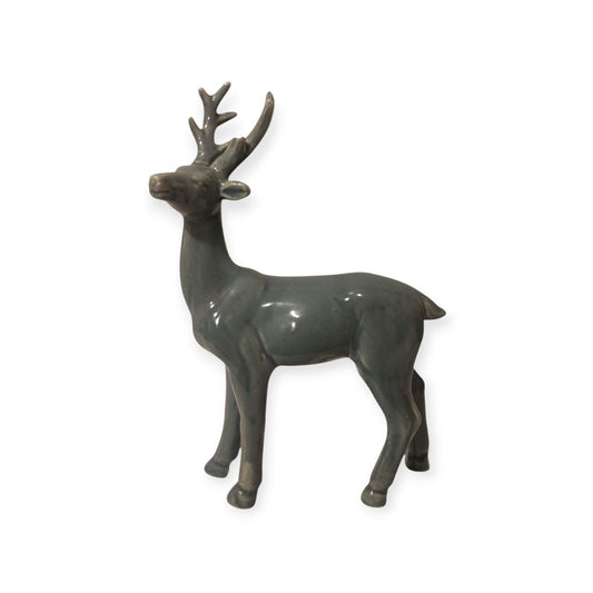 Gray Deer Figurine