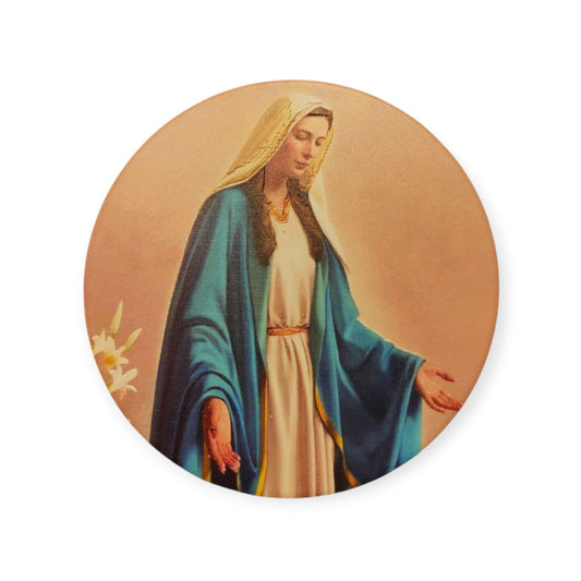 Christian circular ceramic frame