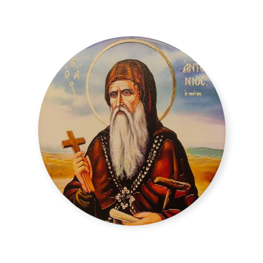 Christian circular ceramic frame