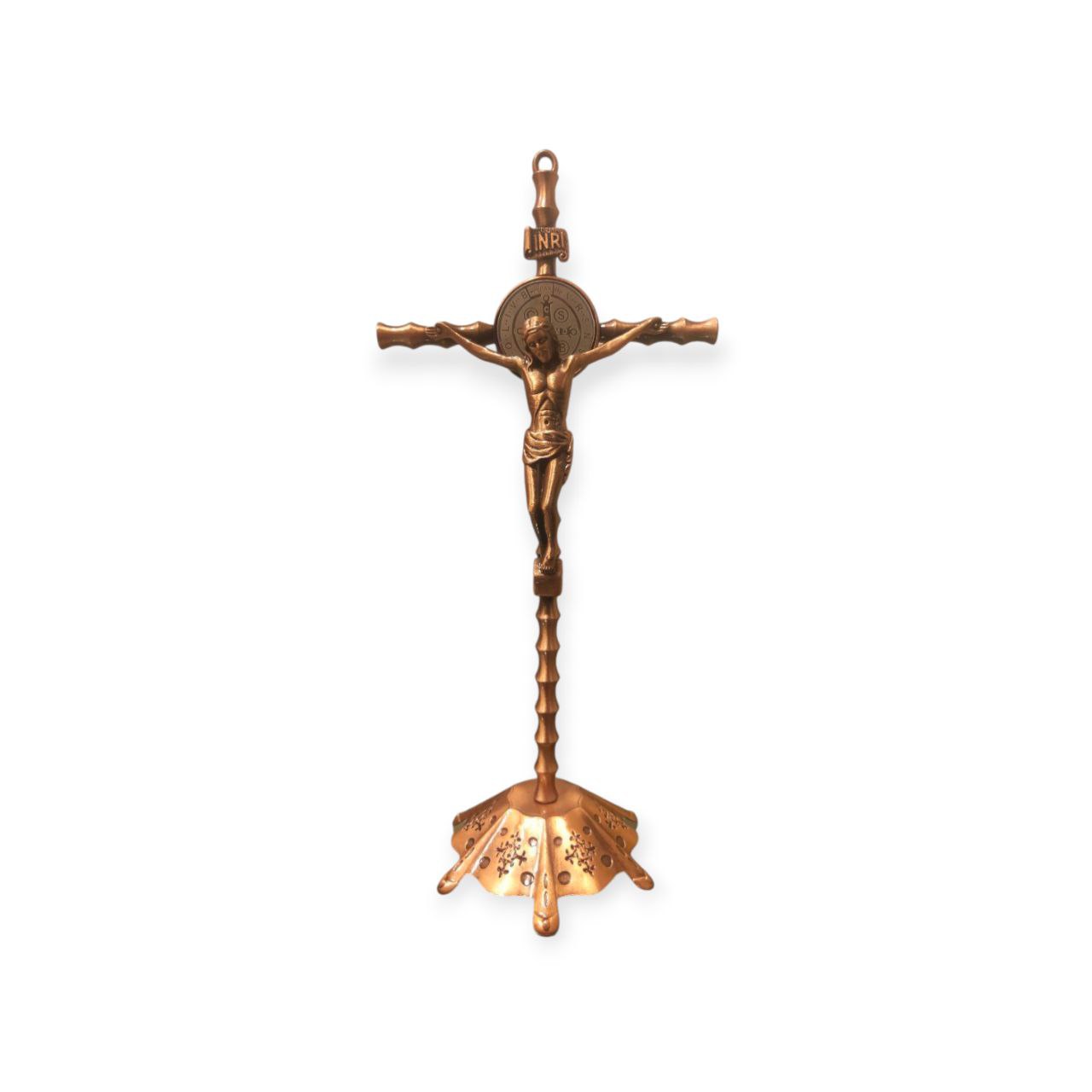 Large metal base cross