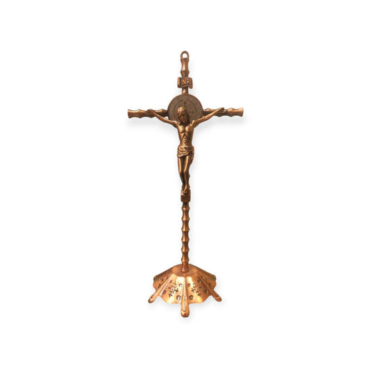 Large metal base cross