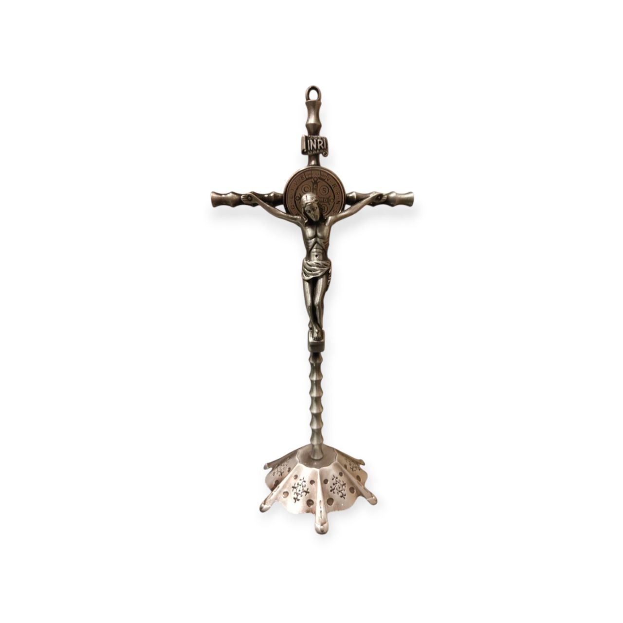 Large metal base cross