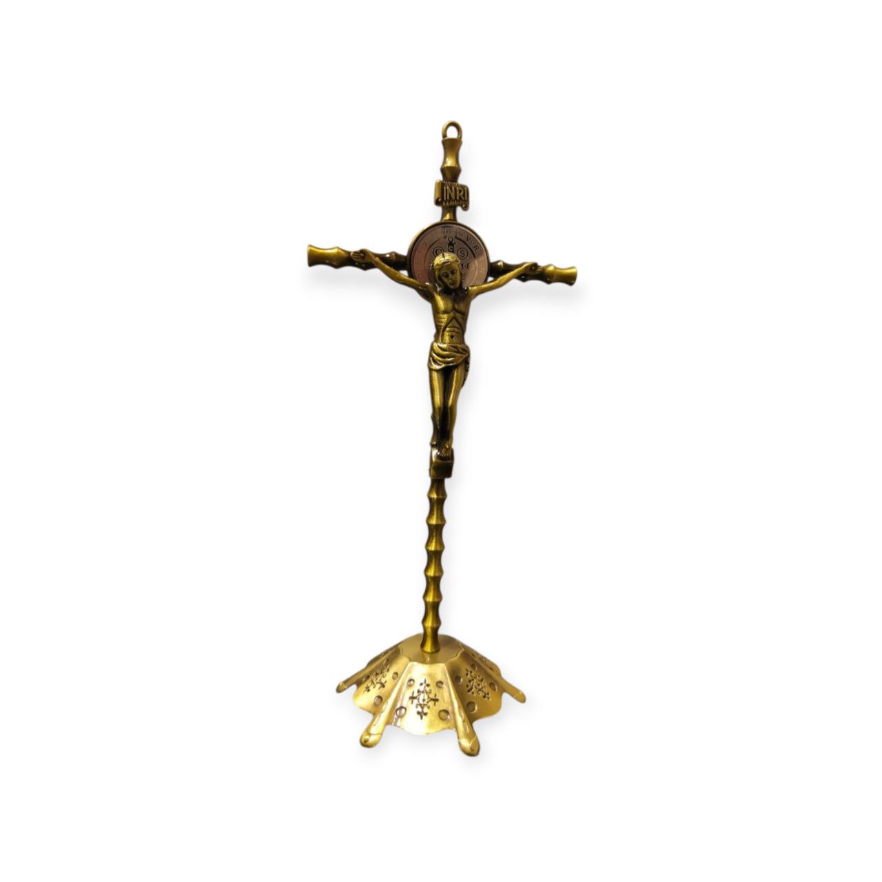 Large metal base cross