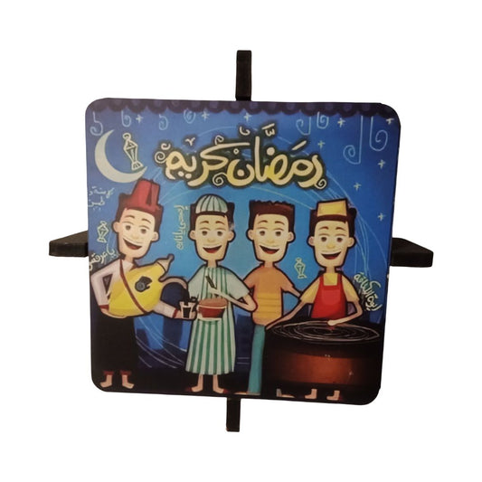 Wooden Coaster Set Base