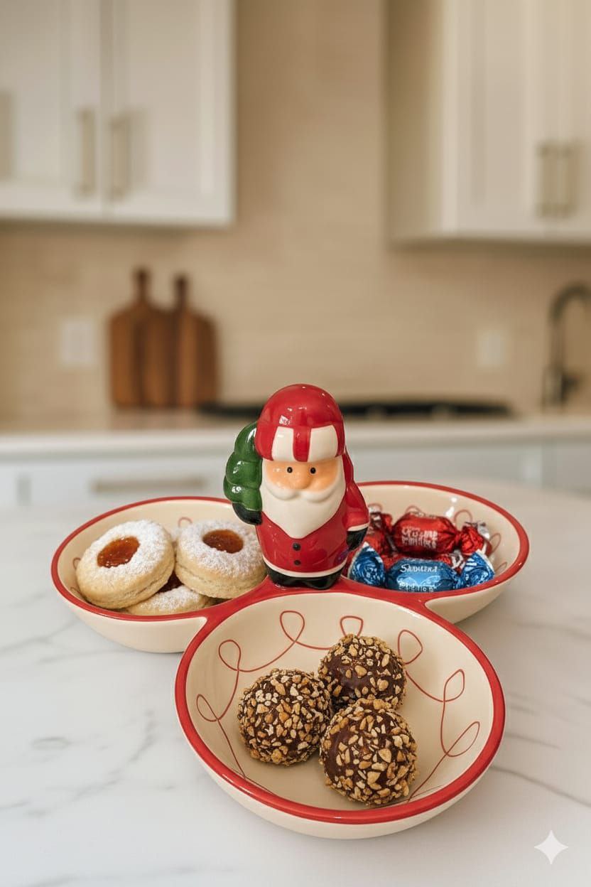 Christmas Ceramic Cookie Holder