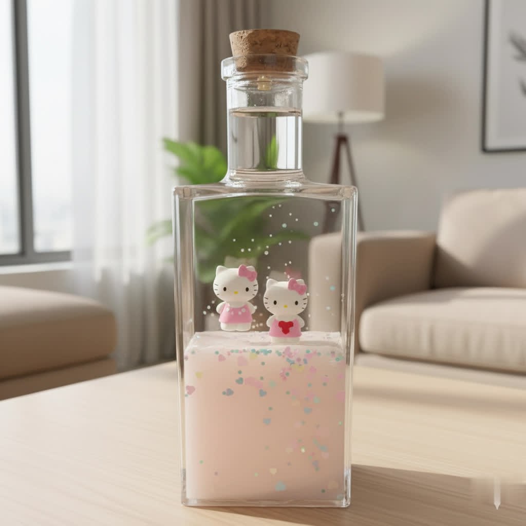 Color decorative bottle