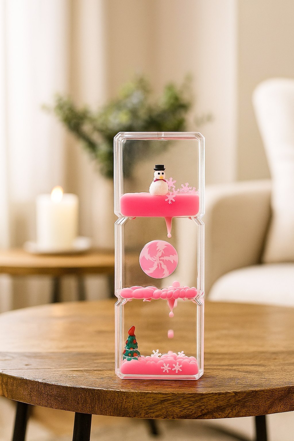 Christmas rectangular water clock