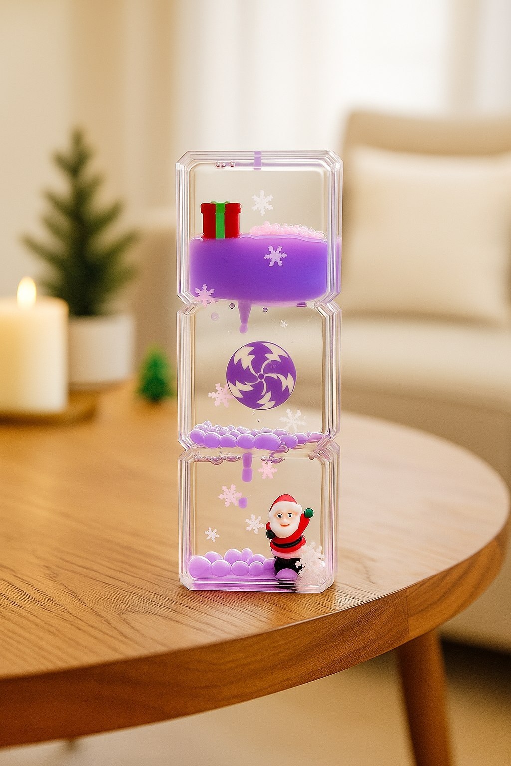 Christmas rectangular water clock