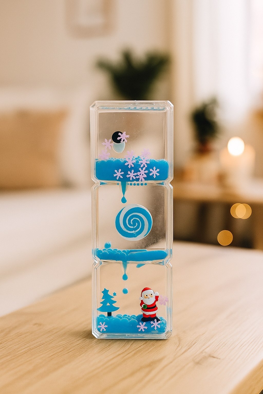 Christmas rectangular water clock