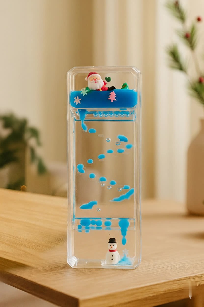 Christmas ladder water clock