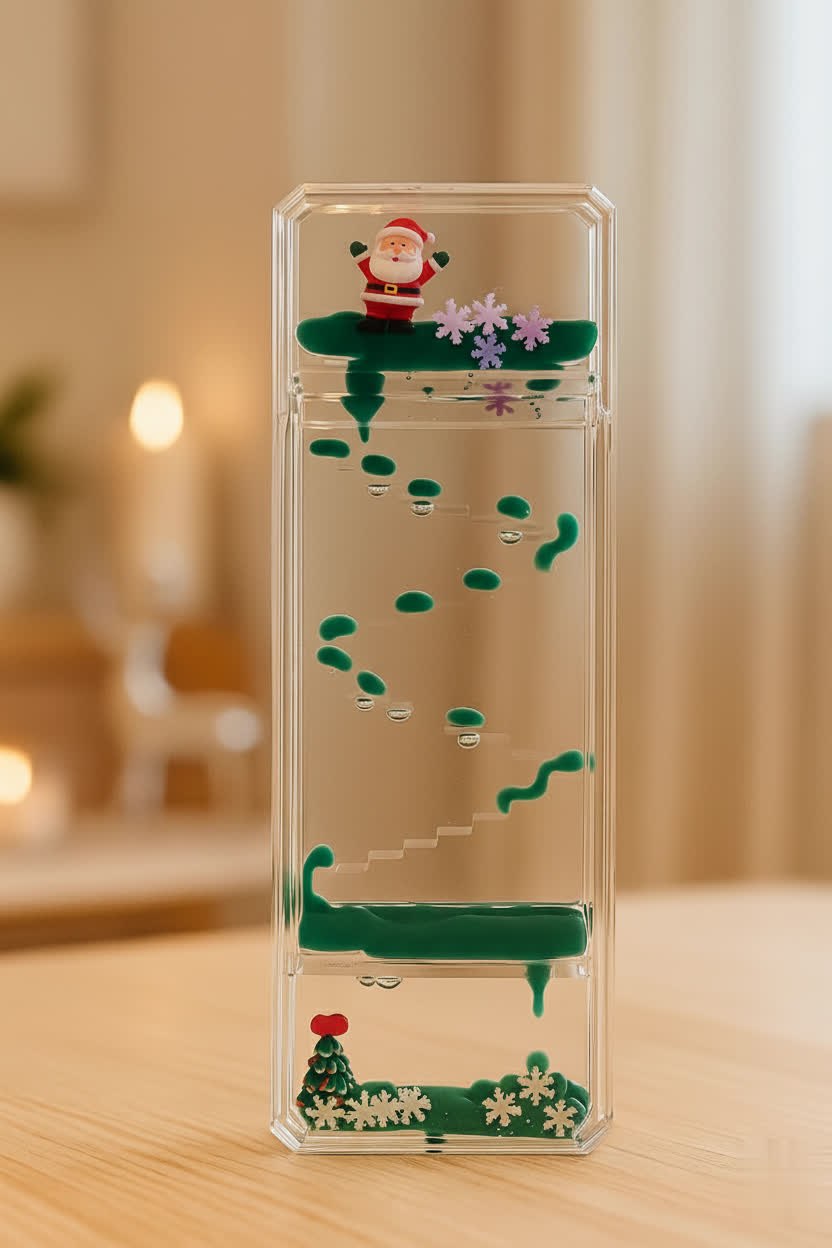 Christmas ladder water clock