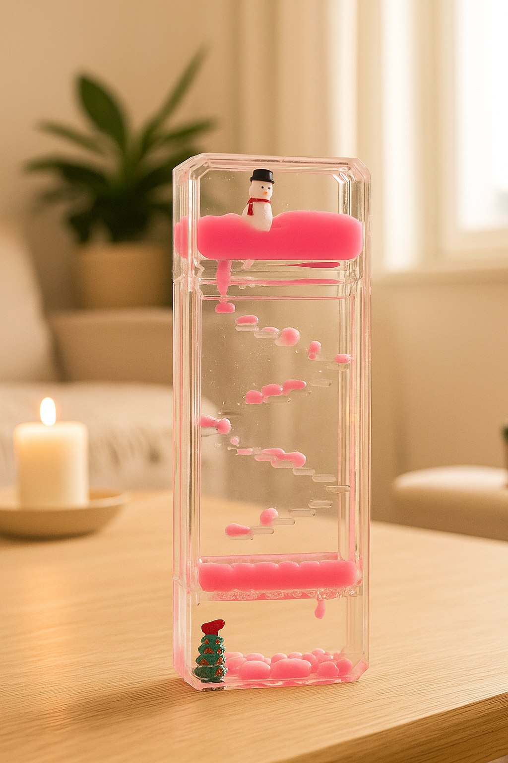 Christmas ladder water clock