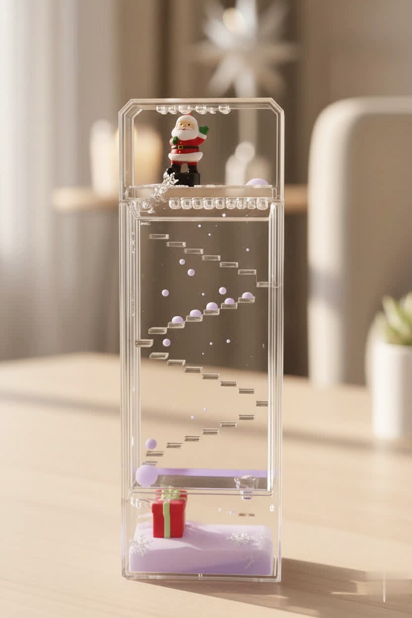 Christmas ladder water clock