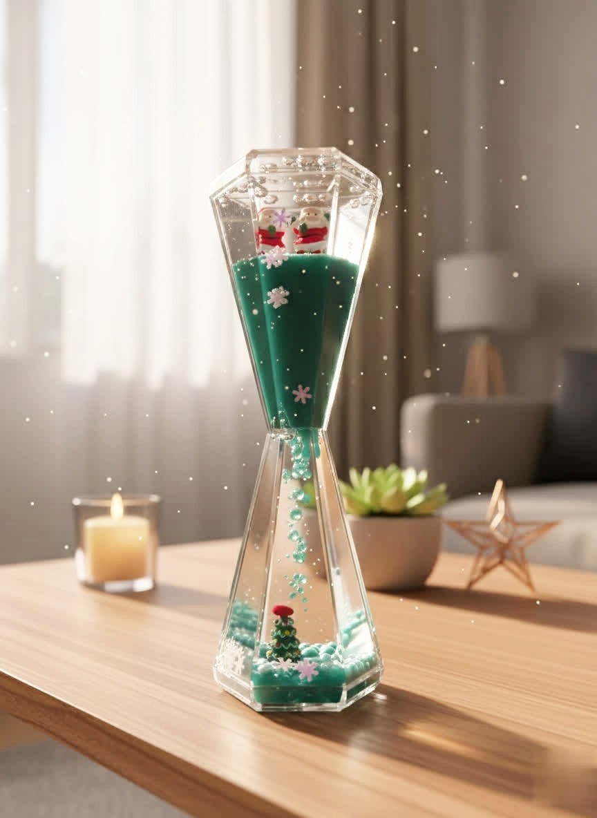 Christmas cone water clock
