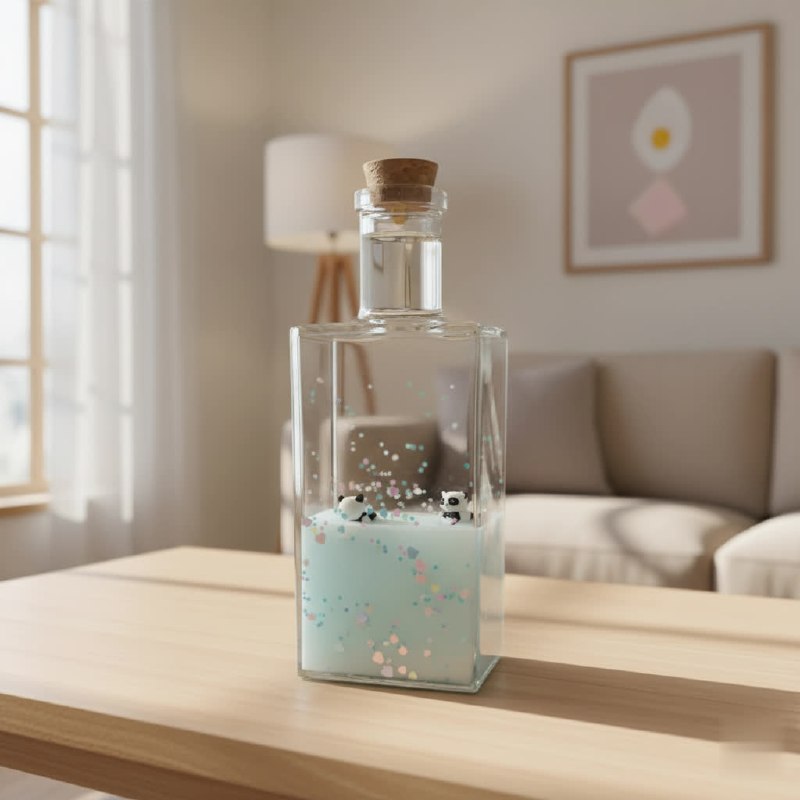 Color decorative bottle 4 shapes