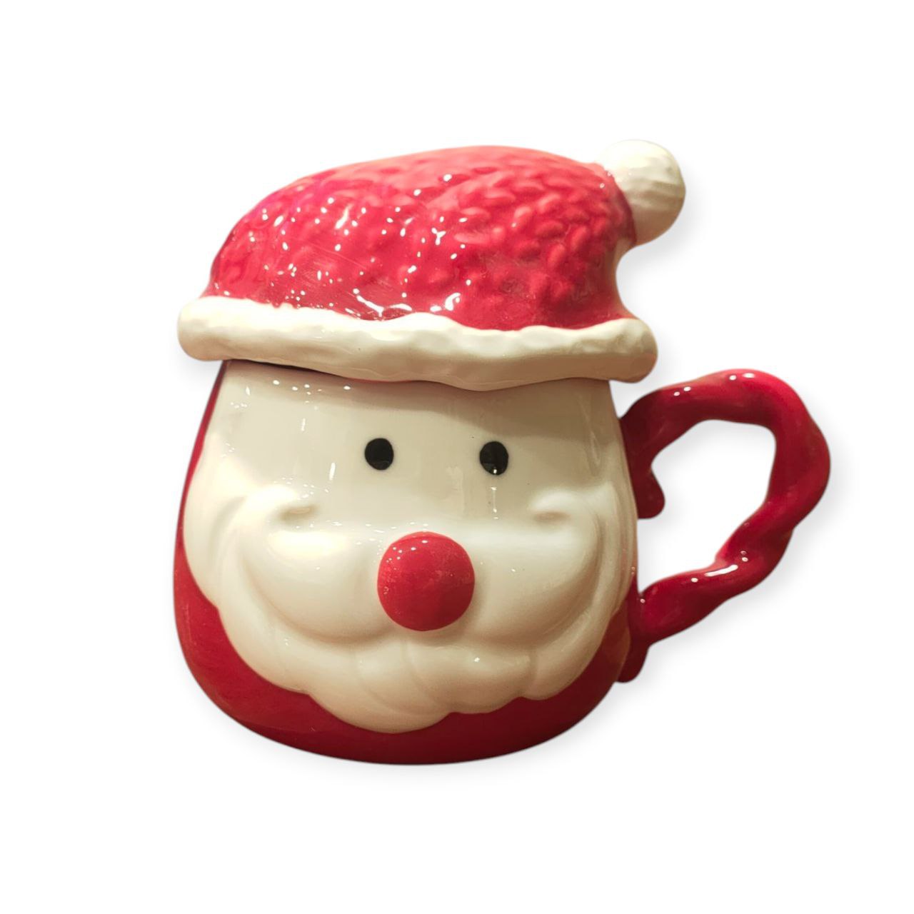 Santa mug with lid