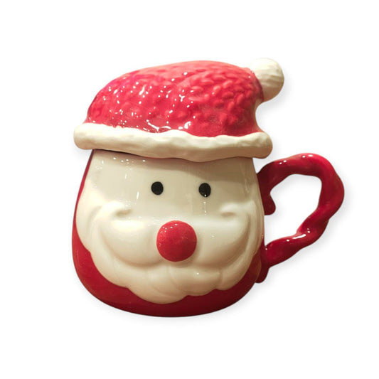 Santa mug with lid