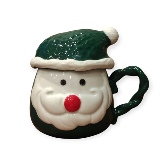 Santa mug with lid