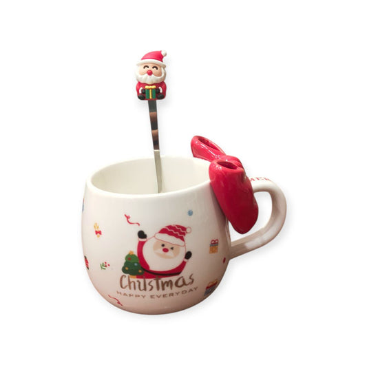 Christmas bow mug