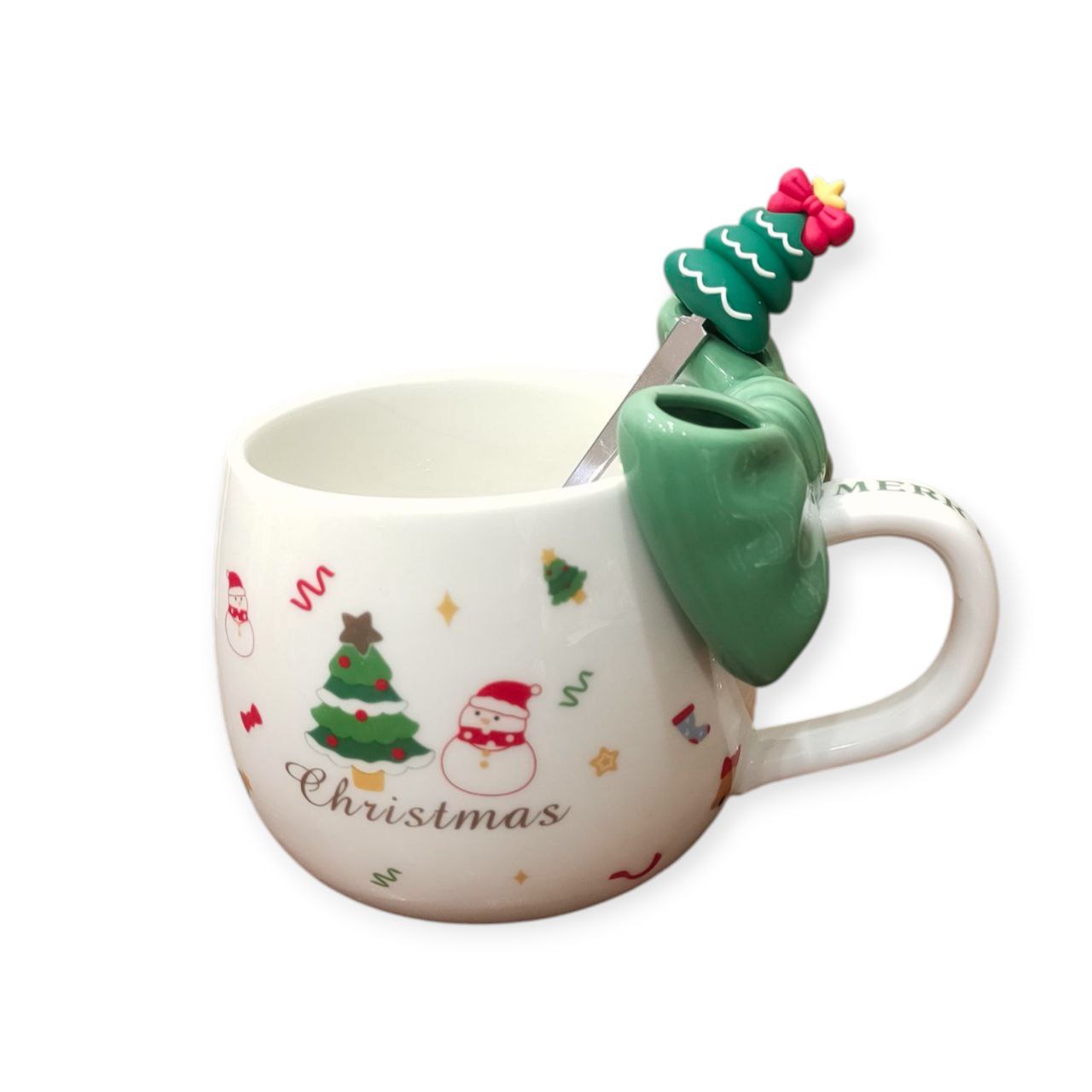 Christmas bow mug