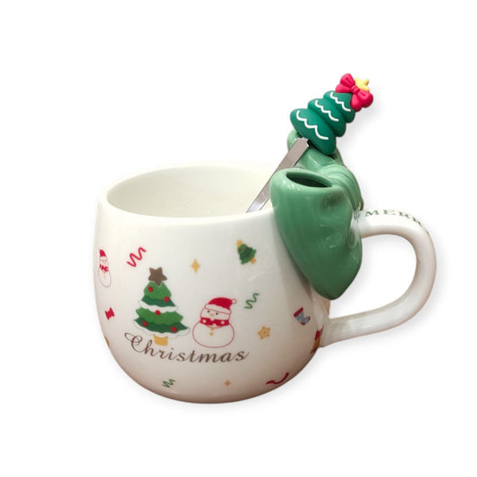 Christmas bow mug