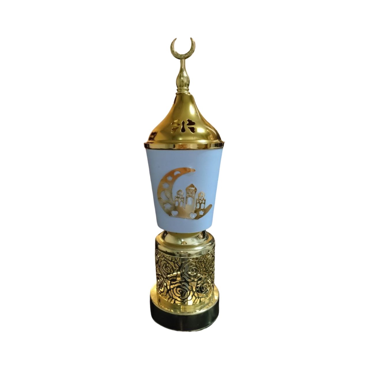 White Crescent Incense Burner