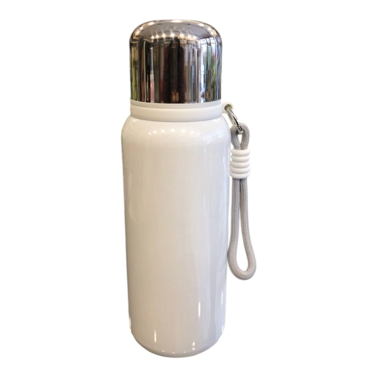 White Stainless Steel Thermal Flask 600ml