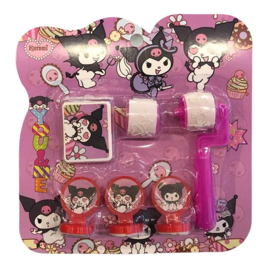 Children's Small Pink Roller Stamper Set